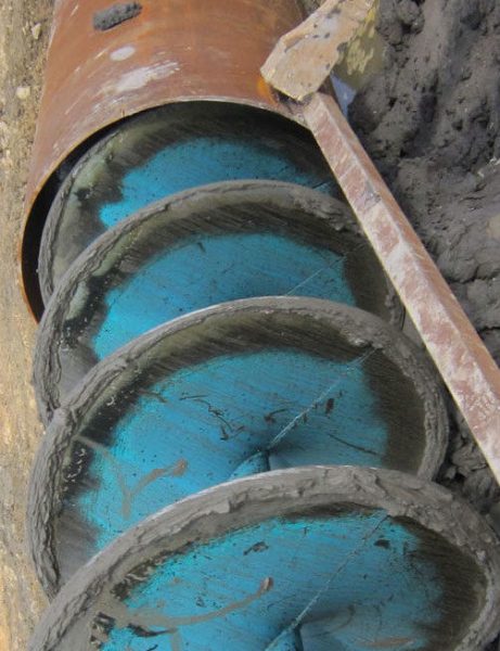 hinca helicoidal vertical